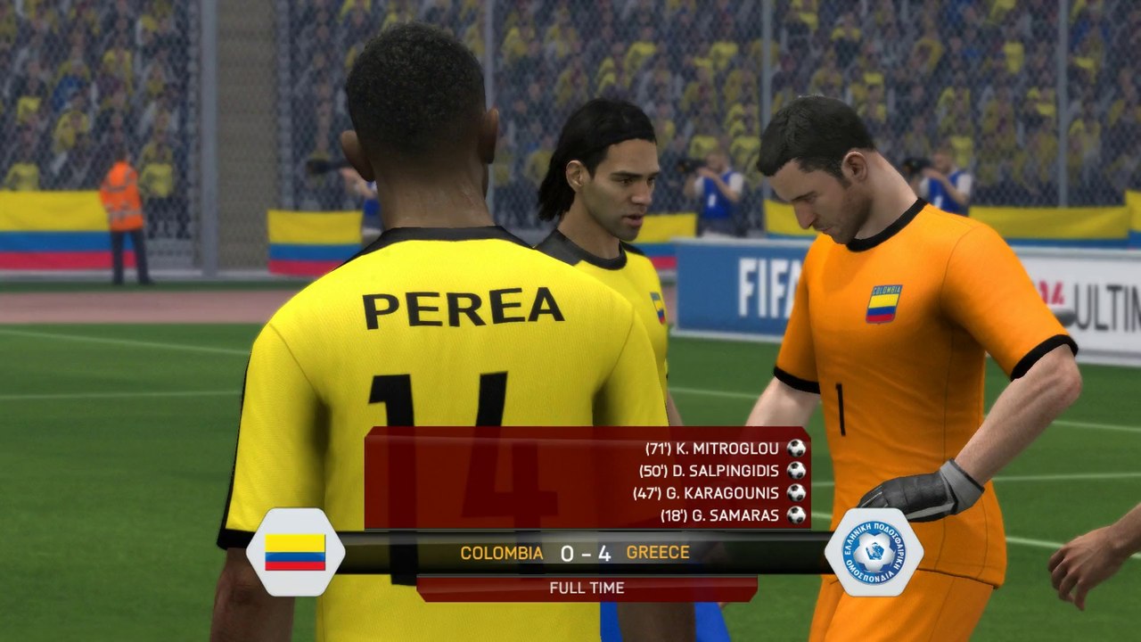 FIFA14. Columbia - Greece 2/2
