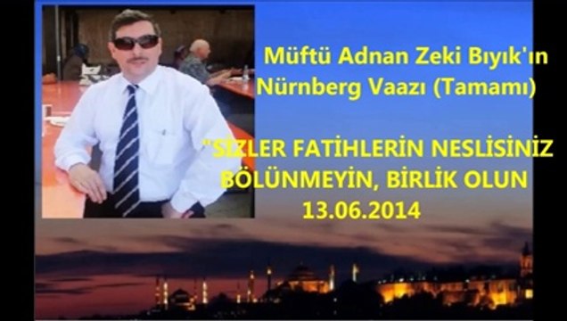 Sıradışı Müftünün Almanya'yı Sallayan Muhteşem Vaazı
