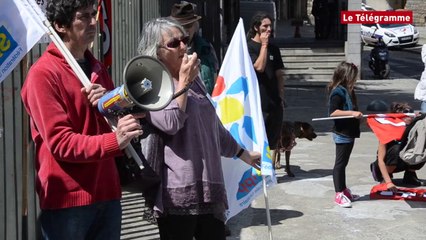 Saint-Brieuc. Réforme scolaire, cheminots : les rassemblements se succèdent