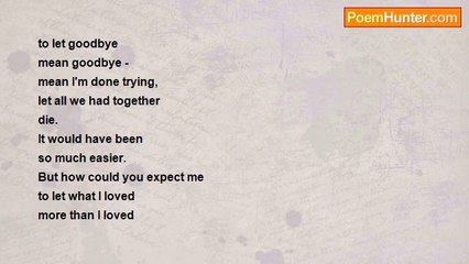 Elizabeth Grace - Goodbye