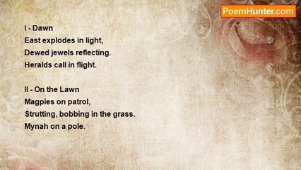 Greg Davidson - A Collection of Haiku - Spring