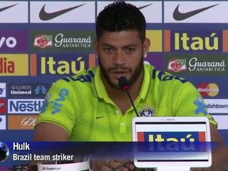 World cup: Brazil's hulk hopes to be fit for Mexico match