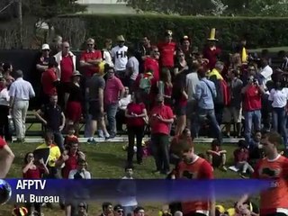 World cup: Belgium in training ahead of game against Algeria