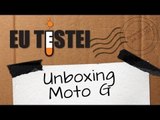 Moto G Smartphone Motorola XT1033 - Unboxing Brasil