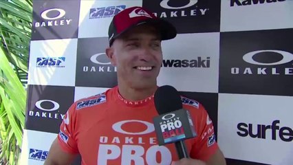 Surfing // Oakley Pro Bali 2013 - Kelly Slater and Joel Parkinson - Third Round Wins