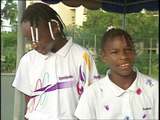 11 and 12-year-old Venus & Serena Williams on Trans World Sport