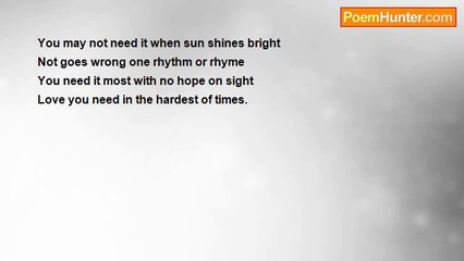 Pradip Chattopadhyay - When you need it most