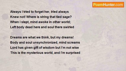 Aftab Alam - Dreams are what we think