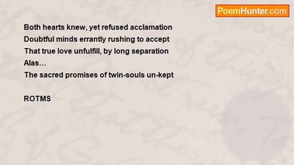 Ray Lucero - PROMISES OF TWIN-SOULS UN-KEPT