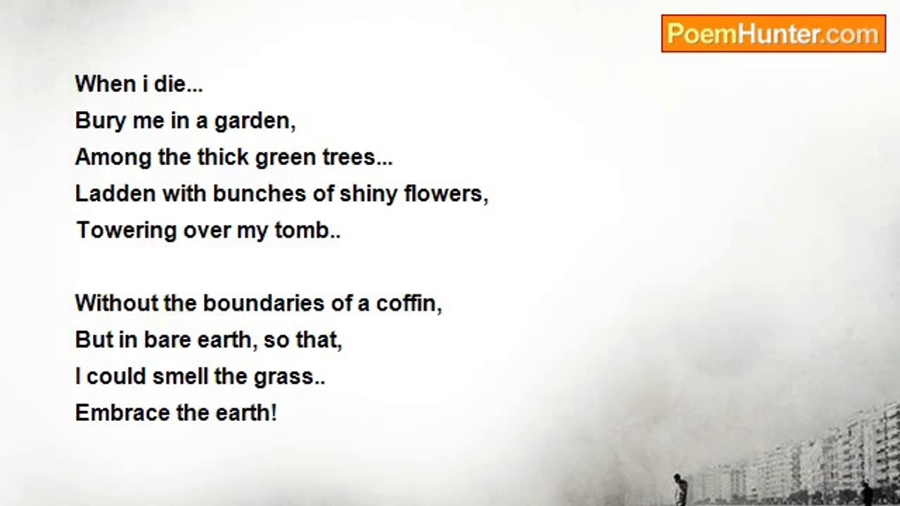 sabitha geethall - When i die..
