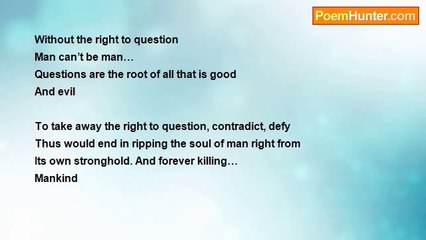 Forever Troubled - Questions