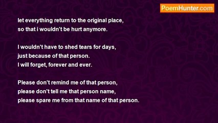 Esther low - My Past, Hunt Me