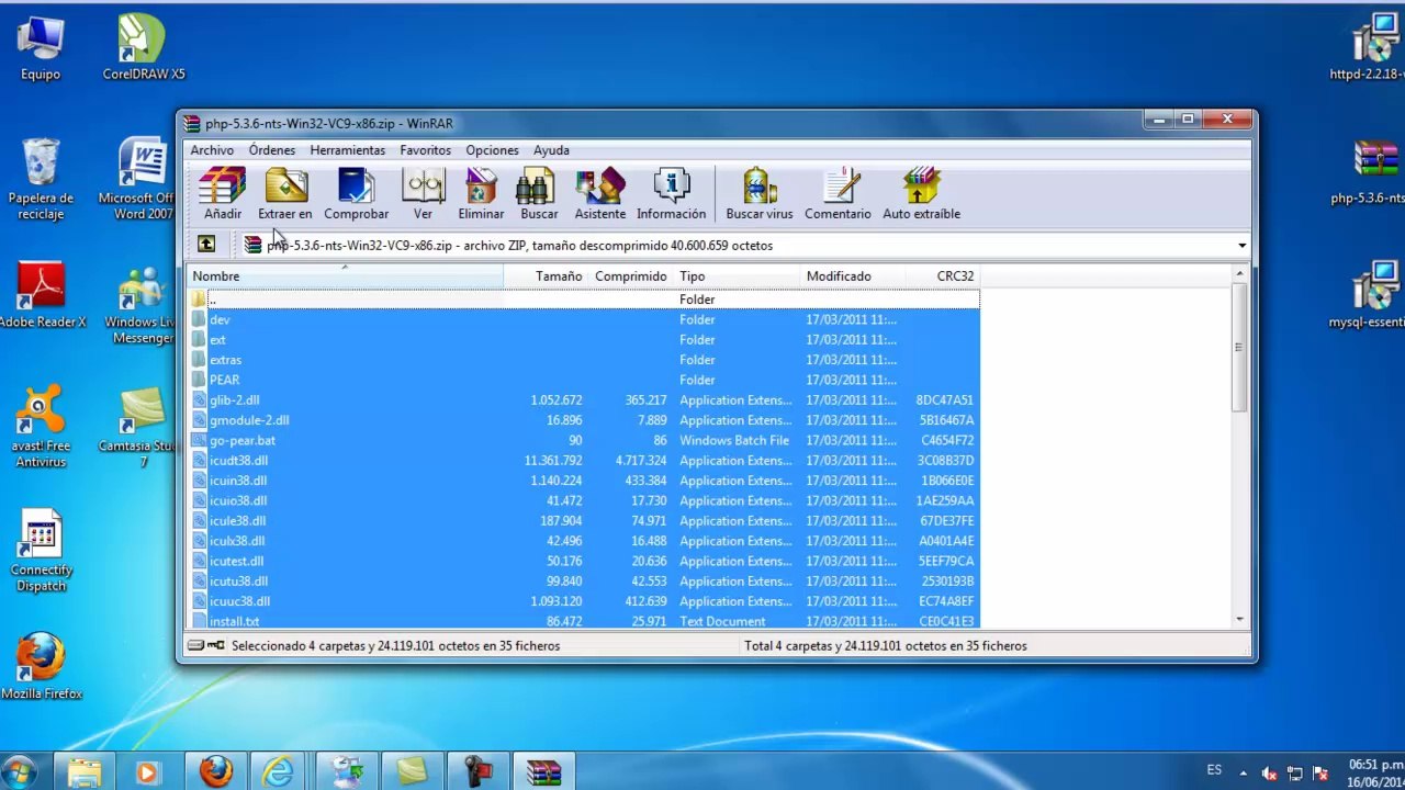 jonathan parra como instalar php, mysql,apache