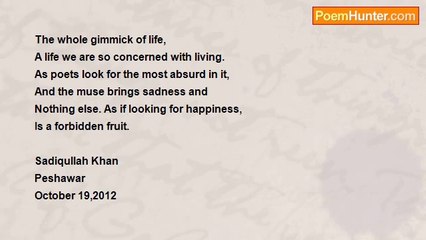 Sadiqullah Khan - Forbidden Fruit