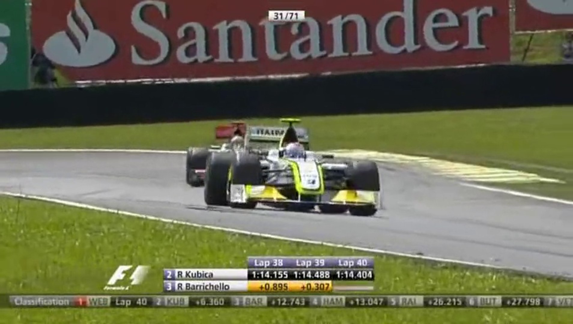 F1 - Brazilian GP 2009 - Race - BBC - Part 2 - video Dailymotion