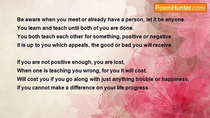 LaSoaphia QuXazs - Everybody is a Teacher.