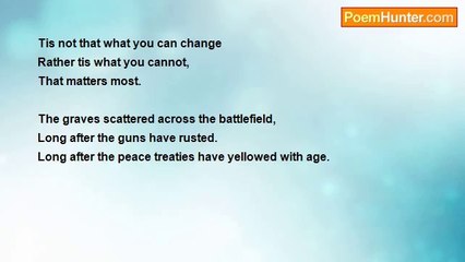 Norman Mukwakwami - What You Cannot Change