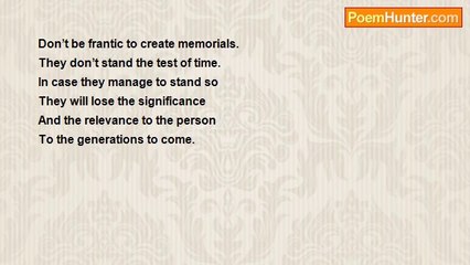 Rm.Shanmugam Chettiar. - No use of memorials