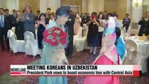 President Park seeks stronger economic ties with Central Asia