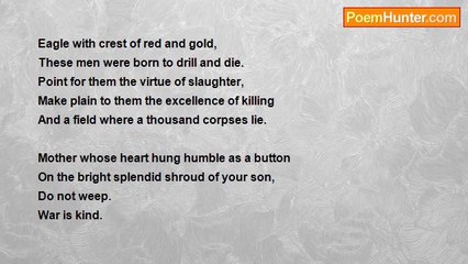 Wade Blade - Do Not Weep, Maiden, For War Is Kind