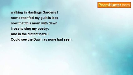 Emmanuel George Cefai - Walking in Hastings Gardens I