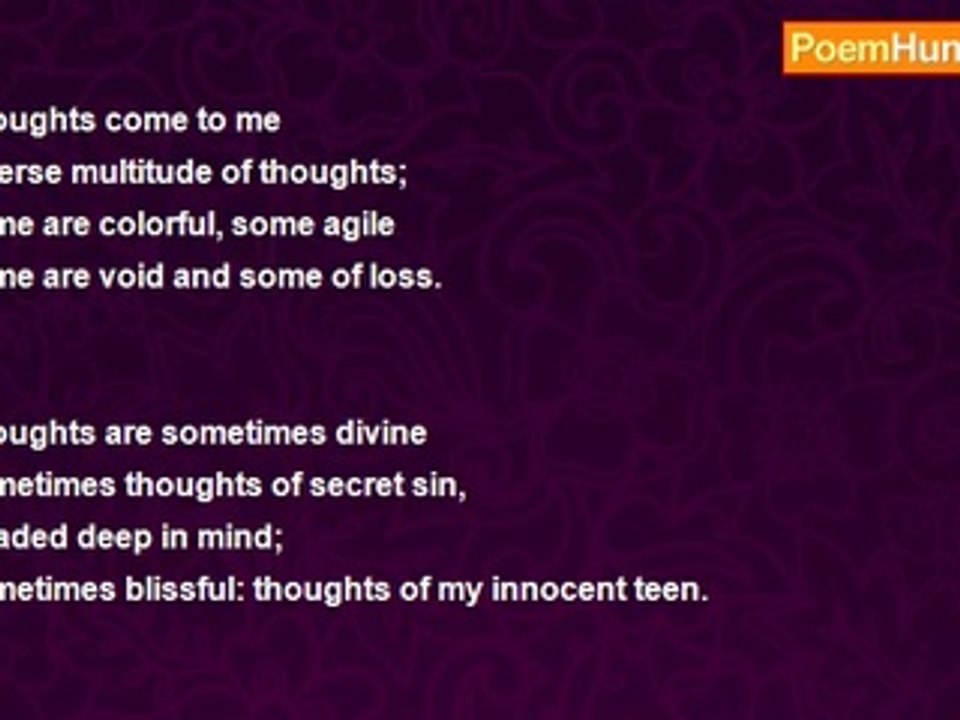 Sayantani S.. - ~Thoughts~
