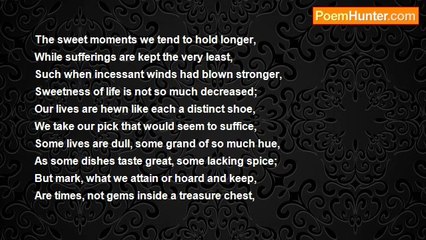 Reyvrex Questor Reyes - Love Sonnet 29  The Sweet Moments We Tend To Hold Longer