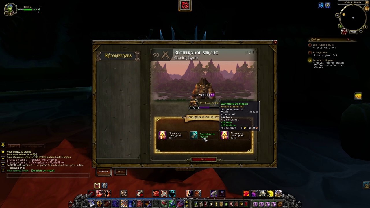 WoD : Fief - Envoyer des PNJ en mission