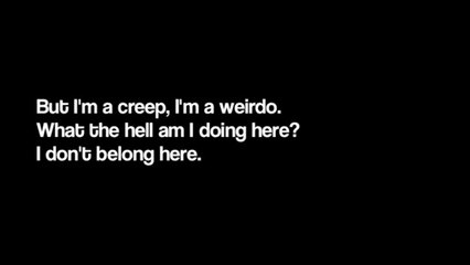 Creep - Radiohead (Lyrics)