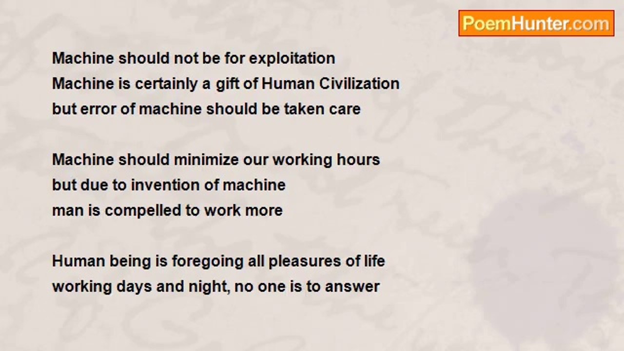 ramesh rai - The Man & The Machine