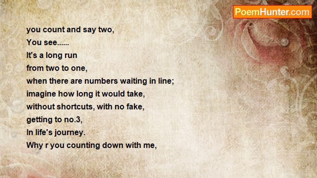 Meron Hailom - Count Down The Numbers.