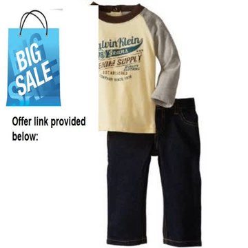 Best Deals Calvin Klein Baby-Boys Infant Top with Khaki Pants Review