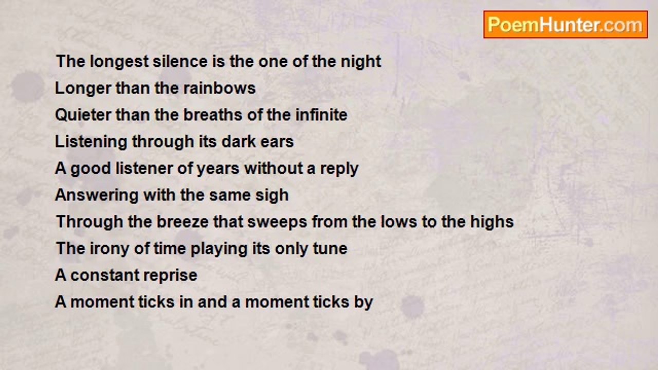 KUNAL SETH - The Longest Silence