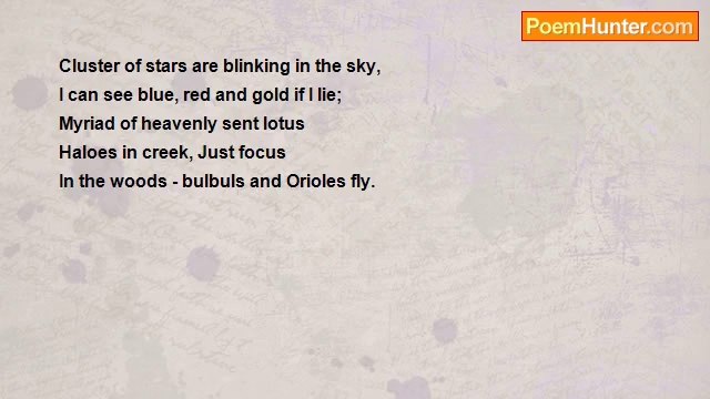 Harindhar Reddy - Gee! In The Woods, Bulbuls And Orioles Fly (Limerick-14)