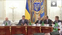 Ukrainian president announces plan for temporary ceasefire in crisis-ridden east