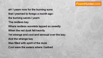 Emmanuel George Cefai - Ah! I Yearn Now For The Burning Suns