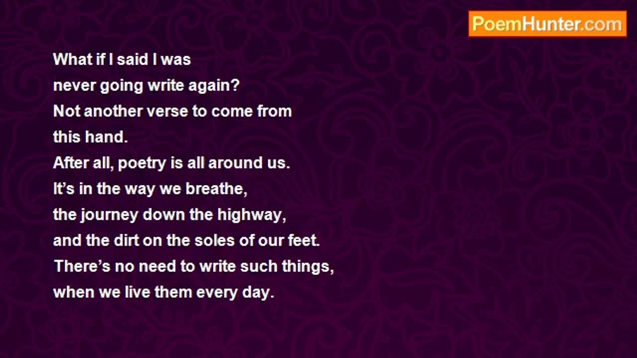 Chris Cariad - Poetry Surrounds