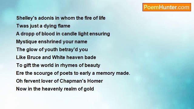 John A. Hancock - John Keats 1795-1821