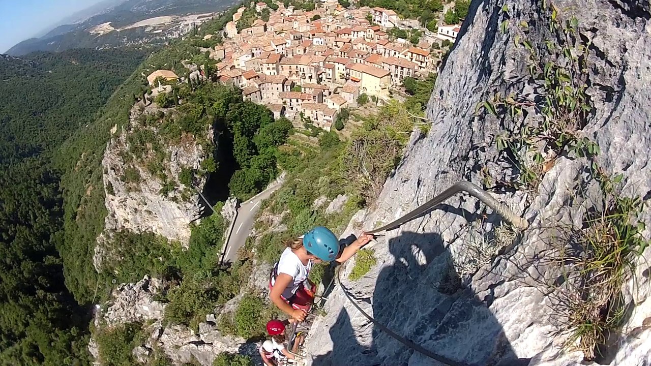 Via Ferrata de Peille - Demoiselles du Castagnet - Nice Alpes Maritimes 06