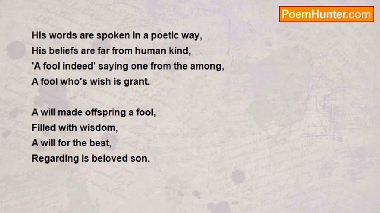 Marlene Rashidi - A Fool's Will