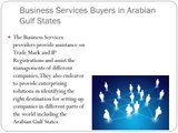 Business Services Buyers in Arabian Gulf States