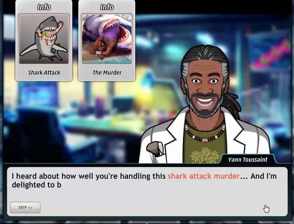 Criminal Case 1 case of Pacific Bay Shark Attack