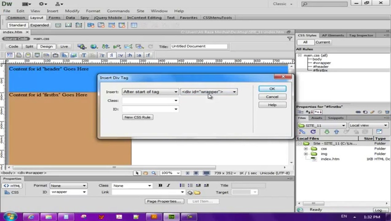 dreamweaver CS6 Tutorials part 45