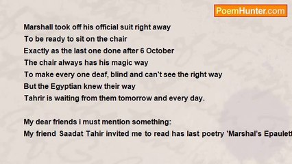 hosny Soliman - At Tahrir The History Always Say His Word