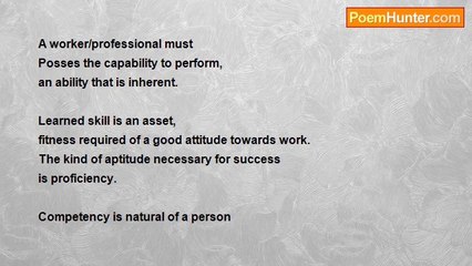 Marvin Brato Sr - Competence