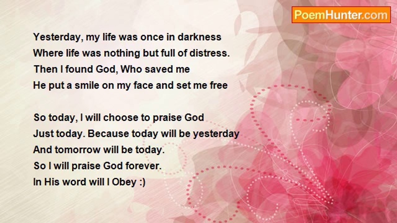 C.B. Carlos - Today I Will Choose To Praise GOD