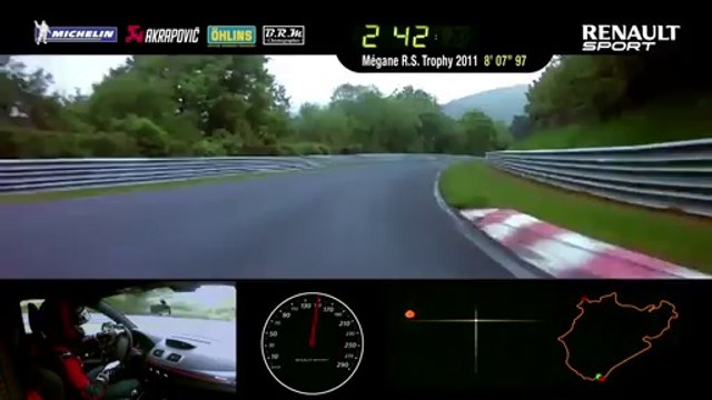 Renault Mégane R.S. 275 Trophy-R Nürburgring Nordschleife lap record (full version) #UNDER8