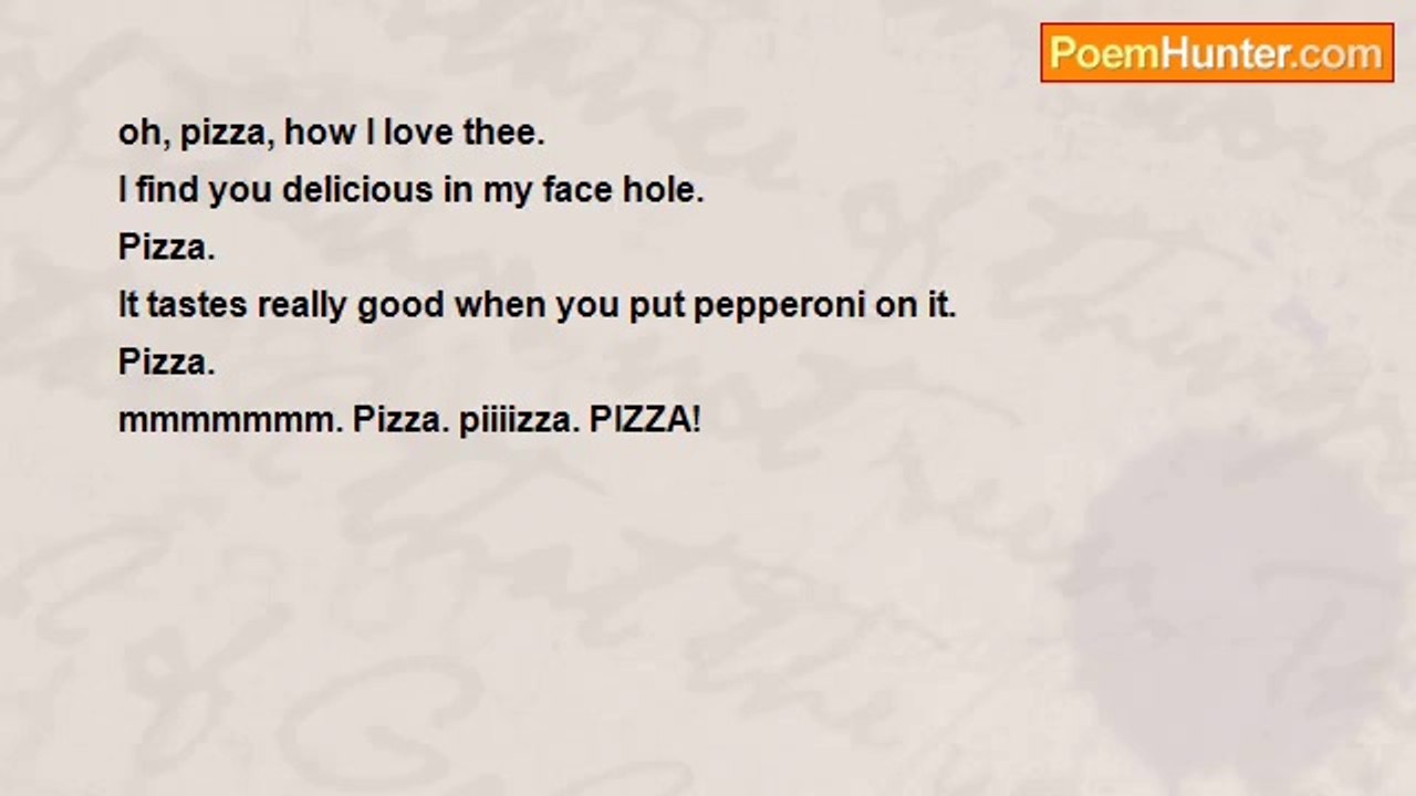 Drew Newberry - Pizza