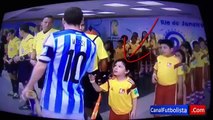 Messi refuses to shake a kid's hand - Argentina 2 1 Bosnia World Cup Brazil 2014