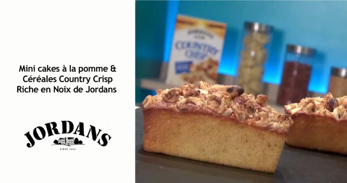 Recette de Mini cakes à la pommes et aux céréales Country Crisp de Jordans - 750 Grammes